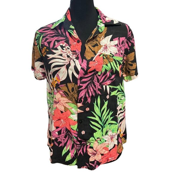 Flor De Camisa Tops - Flor De Camisa Collared Shirt